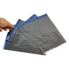 32x40 - Envelope plástico de segurança ecológico para embalagem via correio confeccionado em material reciclado 