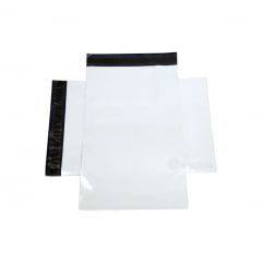 30 x 70 - Envelope plástico de segurança coextrusado com lacre inviolável tipo correios para loja virtual